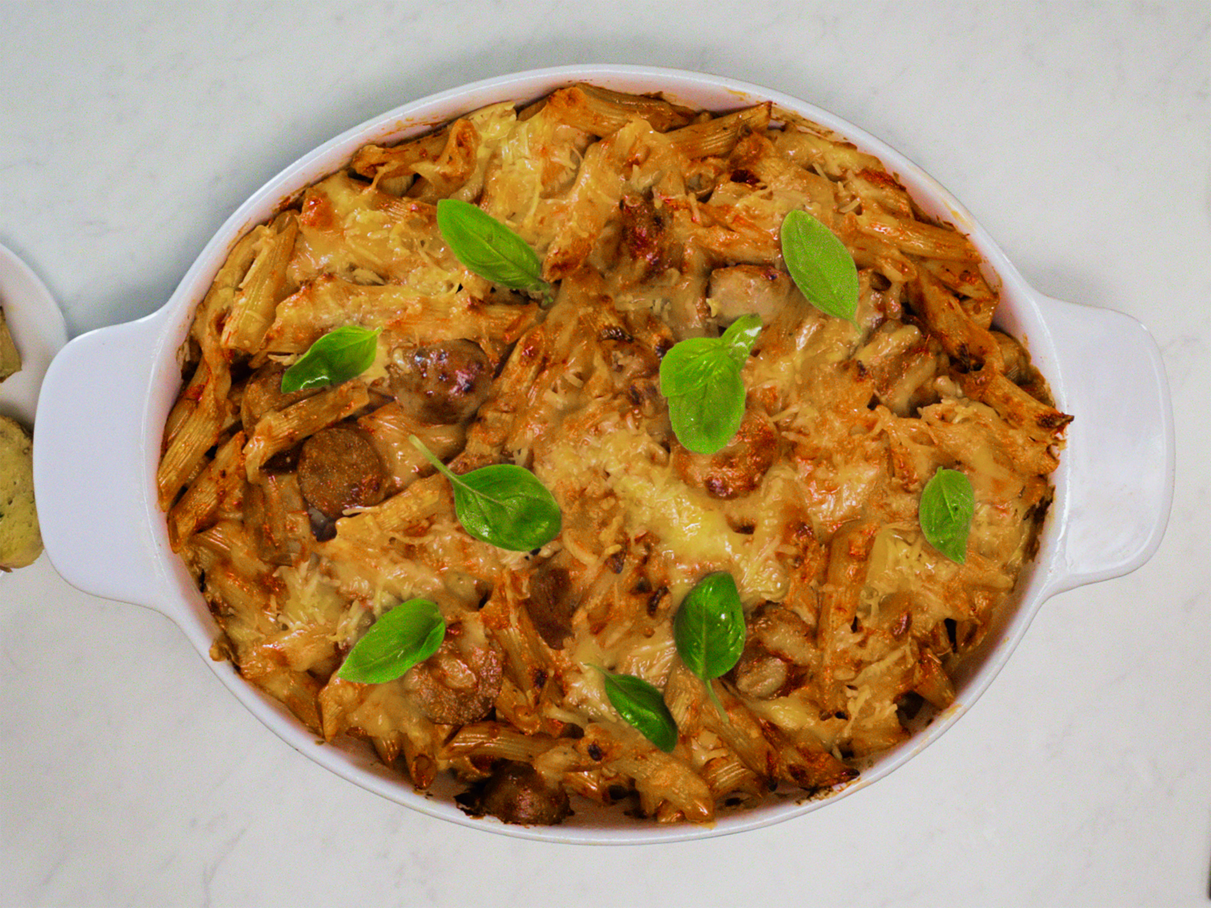 Sausage & penne pasta bake | Australian Pork