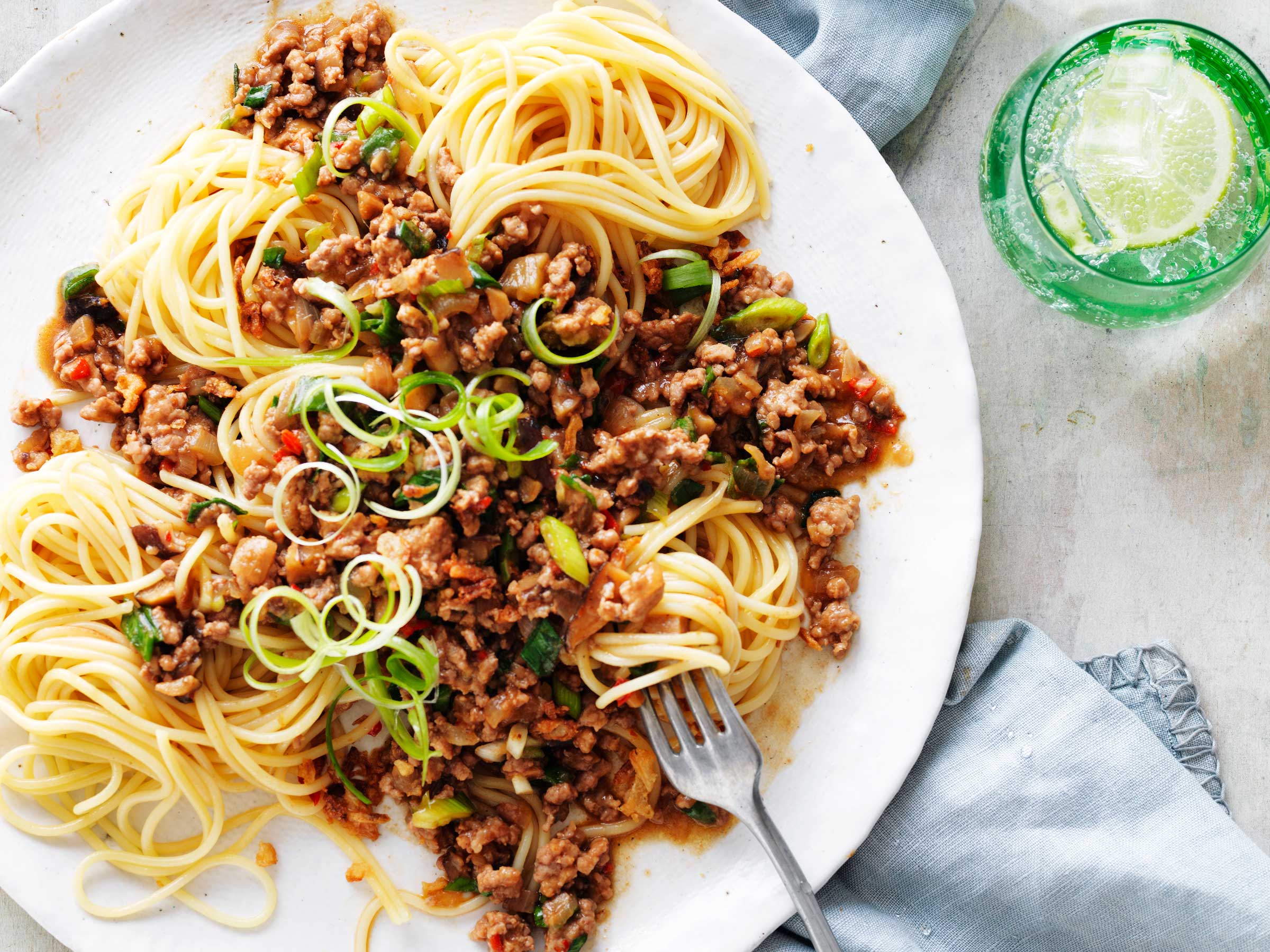 Asian-flavoured pork bolognese | Australian Pork