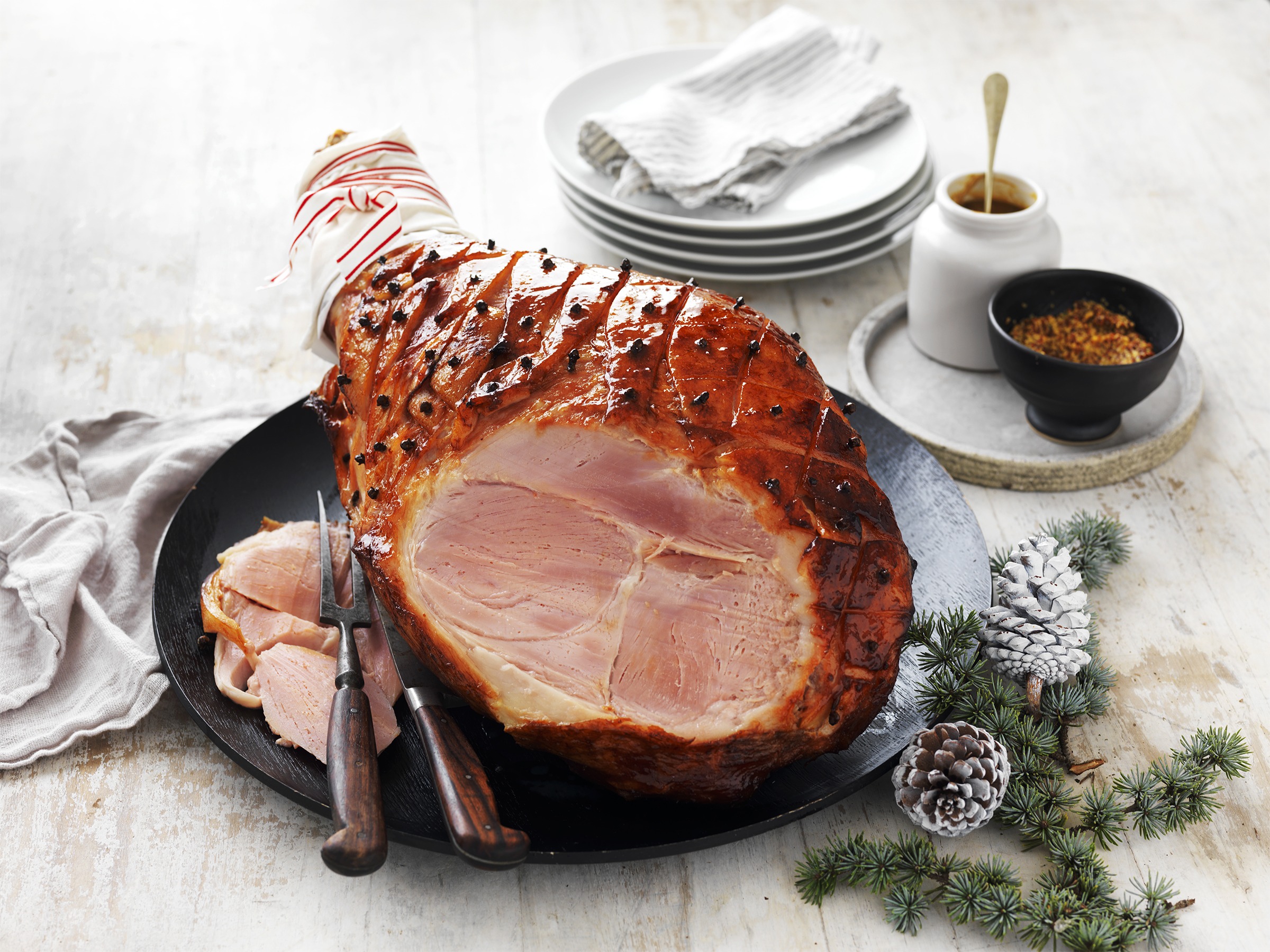 Ham With Beer and Brown Sugar Glaze Recipe