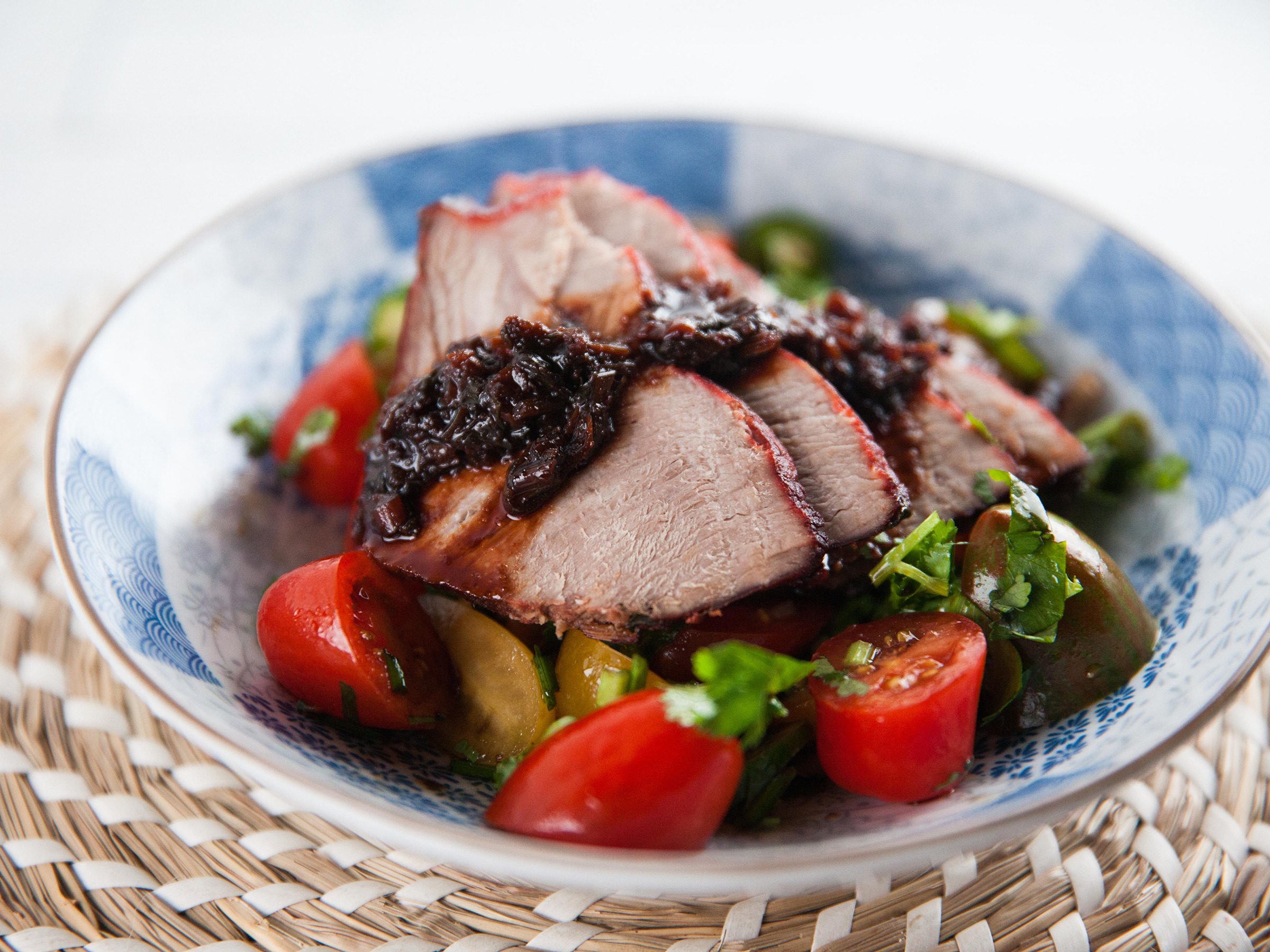 braised chashu pork belly with marinated eggs - smelly lunchbox